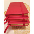 Red Agenda with Golden Edge